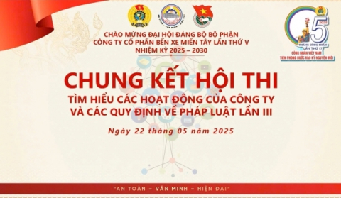 CHUNG KẾT HỘI THI " TÌM HIỂU VỀ CÁC HOẠT ĐỘNG CỦA CÔNG TY VÀ CÁC QUY ĐỊNH VỀ PHÁP LUẬT LẦN 3 - NĂM 2025