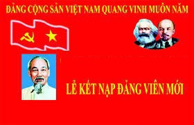 LỄ KẾT NẠP ĐẢNG VIÊN MỚI